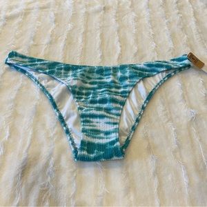 NWT Victoria’s Secret Swim XXL crinkle Brazilian tie dye bikini bottoms